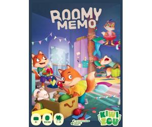 Blackrock Games Roomy Memo - Gioco di memoria cooperativo per bambini dai 4 anni - da 1 a 5 giocatori - Gioco educativo veloce e giocoso - Edizione Kiwizou