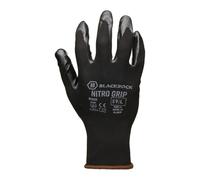 Blackrock Guanti da lavoro Nitro Grip in nitrile per uomo e donna, guanti da giardinaggio meccanici e protettivi in nylon, resistenti, piccoli e con una migliore aderenza, taglia 7