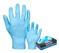 Blackrock Guanti monouso in nitrile Guanti in gomma non sterile multiuso per uso industriale, senza polvere, senza lattice, di grado alimentare Ogni confezione contiene 100 pezzi blu