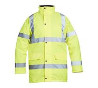 Blackrock Hi Vis Giacca isolata impermeabile, Per uomo e donna, Giacca gialla, Cappotto, Utility e sicurezza, High Viz, Lavori edili, Idrorepellente, Certificato EN 20471 Classe 3, EN343 3:3