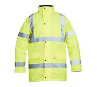 Blackrock Hi Vis Giacca isolata impermeabile, Per uomo e donna, Giacca gialla, Cappotto, Utility e sicurezza, High Viz, Lavori edili, Idrorepellente, Certificato EN 20471 Classe 3, EN343 3:5
