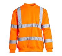 Blackrock Hi Vis Orange Jumper, Maglia a maniche lunghe ad alta visibilità per uomini e donne, abbigliamento da lavoro invernale, felpa, abbigliamento da lavoro, manica lunga spessa Hi Vis