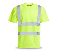 Blackrock Maglietta Gialla Hi-Vis, Completamente certificata EN - 6XL, Giallo, 6X-Large