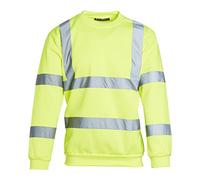 Blackrock Hi Vis Yellow Jumper, maglione a maniche lunghe ad alta visibilità per uomini e donne, abbigliamento da lavoro invernale, felpa, abbigliamento da lavoro, maniche lunghe spesse, Hi-Vis
