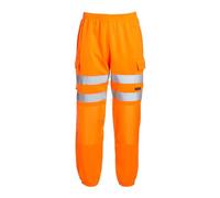 Blackrock Joggers da lavoro arancione Hi-Vis, pantaloni da lavoro di sicurezza per uomo e donna, utility, joggers Hi Vis, pantaloni della tuta, pantaloni da costruzione