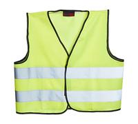 Blackrock Kids High Vis Vest 7-9 anni, gilet giallo riflettente Hi Visibility Giacca di sicurezza unisex per bambini, leggera e confortevole, completamente certificata EN1150 Per bambini, ragazzi