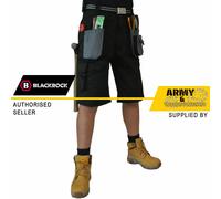 Blackrock Lavoro Pantaloncini Resistente Multi Tasca Cargo Pantaloni Militari da