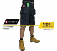 Blackrock Lavoro Pantaloncini Resistente Multi Tasca Cargo Pantaloni Militari da