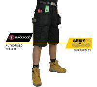 Blackrock Lavoro Pantaloncini Resistente Multi Tasca Cargo Pantaloni Militari da