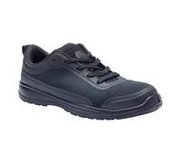 Blackrock Memphis S1-P Scarpe da Ginnastica di Sicurezza Leggere e Non Metalliche, Scarpe da Lavoro antistatiche in Pelle con Puntale Composito Senza Metallo e Intersuola Protettiva Sneakers