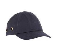Blackrock Navy Bump Cap, berretto di sicurezza uomo donna unisex, cappello rigido, per edilizia, costruttore, cinturino regolabile in taglia unica, HDPE EN812:2012