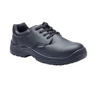 Blackrock S1-P SRC Gibson Scarpe di sicurezza, uomo e donna, nero, punta d'acciaio, calzature di sicurezza in pelle leggera, scarpe di sicurezza antiscivolo, calzature di utilità per il lavoro