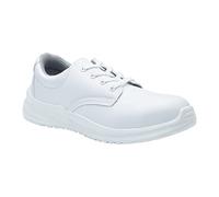 Blackrock Scarpe di sicurezza allacciate per uomo e donna, punta d'acciaio, scarpe da cuoco, da infermiere, ortopediche, da lavoro antiscivolo, igiene calzature di sicurezza da lavoro e di utilità