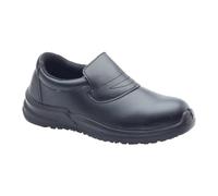 Blackrock Scarpe di sicurezza antiscivolo, Uomo Donna Punta d'acciaio, Chef, Infermiere, Ortopedico, Scarpe da lavoro antiscivolo, Calzature di utilità per il lavoro, Ristorazione, Cucina Antiscivolo