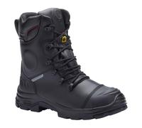 Blackrock Stivali da lavoro Metshield Composite ESD da 8", impermeabili, isolamento dal freddo, protezione Metatarsal S7L, impugnatura a scala, suola resistente al calore, da uomo e donna,misura 10