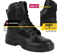 Blackrock Tactical commander Stivale Impermeabile Lato Zip Imbottito Non Slip Di