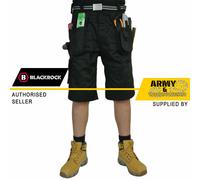 Blackrock Uomo da Lavoro Resistente Cargo Corto Pantaloni Militari Utilità
