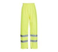Blackrock Yellow Pantaloni impermeabili hi vis, pantaloni da lavoro di sicurezza ad alta visibilità riflettenti per uomo e donna, pantaloni impermeabili per la pioggia, tute da lavoro, certificati EN