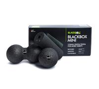 BLACKROLL® BLACKBOX, Set con BLACKROLL STANDARD, MINI, BALL 08 e DUOBALL 08, Rullo massaggiatore e palline per l'automassaggio, nero