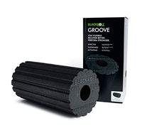 BLACKROLL® GROOVE fascia roller - l'originale (durezza media) - rullo automassaggio con effetto vibrazione per la fascia - in nero