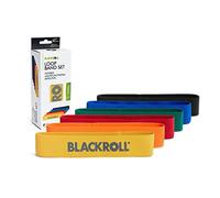 BLACKROLL® LOOP Band Set (6 pezzi), fascia fitness per allenamento funzionale, fasce di allenamento delicate sulla pelle in 6 spessori, fasce di resistenza flessibili per casa, ufficio o parco, made