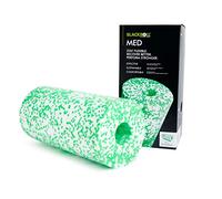 BLACKROLL® MED, Foam roller per automassaggio miofasciale, Rullo massaggio muscolare di densità soft e lunghezza di 30 cm, bianco/verde