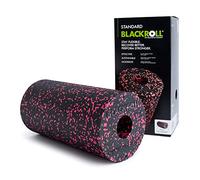 BLACKROLL® STANDARD, Original foam roller per l'automassaggio di schiena e collo, Rullo massaggio muscolare per allenamento funzionale, 30 cm, nero/rosa