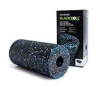 BLACKROLL® STANDARD, Original foam roller per l'automassaggio di schiena e collo, Rullo massaggio muscolare per allenamento funzionale, 30 cm, nero/bianco/blu