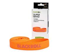 BLACKROLL® SUPER BAND, Bande elastiche fitness a resistenza leggera per flessibilità e rinforzo dei muscoli, Fascia elastica per lo sport lunga 104 cm, arancione