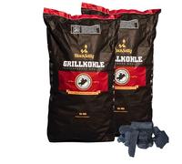 BlackSellig, carbonella per barbecue, 20 kg, puro carbone quebrancho per barbecue, ottima qualità da ristorante