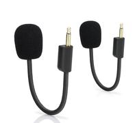 Blackshark V2 - Set di 2 microfoni di ricambio per cuffie da gioco Razer BlackShark V2 e V2 Pro da 3,5 mm staccabile su PC, Xbox, PS4, PS5
