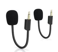 Blackshark V2 - Set di 2 microfoni di ricambio per cuffie Razer BlackShark V2 e V2 Pro, 3,5 mm, staccabili, per PC, Xbox PS4, PS5