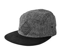 Blackskies® Bliss Vol. II Cappello 5-Panel | Donne Uomini Baseball Camp cap cap Surfer Skater Snapback Strapback Nero Faux Suede