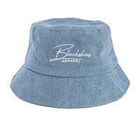 Blackskies® EOS Bucket Hat | Uomini Donne Unisex Cappello da Sole Pesca Hate Jeans Denim Azzurro