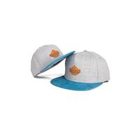 Blackskies Essentials Snapback cap - Set 2 Pezzi Genitori Bambini | Partnerlook Baseball cap Regalo Mini-Me Basecap Pap脿-Figlio & Mamma-Figlia Grigio-Azzurro Chiaro - 45-49 cm
