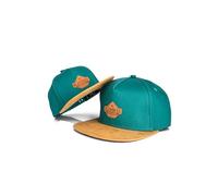 Blackskies Essentials Snapback cap - Set 2 Pezzi Genitori Bambini | Partnerlook Baseball cap Regalo Mini-Me Basecap Pap脿-Figlio & Mamma-Figlia Verde Petrolio-Marrone - 49-54 cm