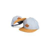 Blackskies® Essentials Snapback cap - Set di 2 Genitore e Bambino - Partnerlook Baseball cap Regalo Madre-Padre-Bambino Mini-Me Basecap papà-Figlio e Mamma-Figlia Azzurro-Marrone - 49-54 cm
