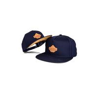 Blackskies® Essentials Snapback cap - Set di 2 Genitore e Bambino - Partnerlook Baseball cap Regalo Madre-Padre-Bambino Mini-Me Basecap papà-Figlio e Mamma-Figlia Blu Scuro-Marrone - 49-54 cm