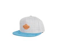 Blackskies® Essentials Snapback cap | Visiera Unisex Premium Baseball cap Baseball cap Regolabile Taglia Unica Uomo Donna Cappello - Uomo Donna Outdoor Estate Tempo Libero - Grigio-Azzurro-Azzurro