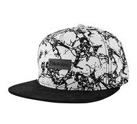 Blackskies Fenrir Snapback cap Uomo Donna Cappellino da Baseball Bianco Suede Marmo Simil-camoscio | Uomo Donna cap - Basecap Unisex Streetwear Outdoor Estate Tempo Libero