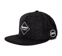 Blackskies® Hades Cappello Snapback | Uomini Donne Visiera Premium Cappello da Baseball cap Lana - Nero