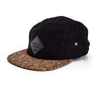 Blackskies® Legacy Cappello 5-Panel Camp Ladies Men Cappello da Baseball cap Surfer Skater Snapback Strapback Nero Brown Cork