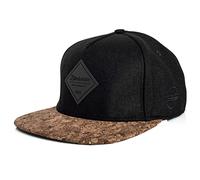 Blackskies Legacy Snapback cap | Unisex Cappellino da Baseball Legno Sughero - Nero Marrone cap - Basecap Streetwear Outdoor Estate Tempo Libero