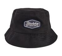 Blackskies® Oasis Bucket Hat | Uomini Donne Unisex Cappello da Pesca Hate Pastello Pitch Nero-Navy Blue