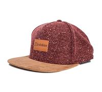 Blackskies® Obsidian Cappello Snapback Vino Rosso Marrone Suede Unisex Cappello da Baseball Lana