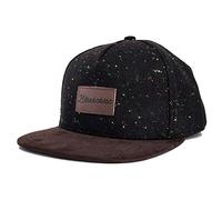 Blackskies® Obsidian Cappello Snapback | Visiera Camoscio Unisex Cappello da Baseball Lana - Black Melt