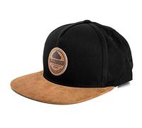 Blackskies Pathfinder Snapback cap | Visiera Unisex Premium Cappellino da Baseball Basecap Regolabile Taglia Unica - Nero Beige Uomo Donna cap - Streetwear Outdoor Estate Tempo Libero