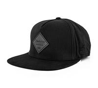 Blackskies Port Arthur Snapback cap | Cappellino da Baseball Unisex Visiera in Similpelle Scamosciata - Nero-Nero cap - Basecap Uomo Donna Streetwear Outdoor Estate Tempo Libero