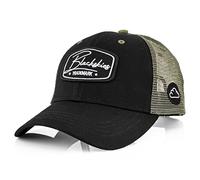 Blackskies® Race Cappello da Baseball | Men Ladies Visor Premium Snapback Trucker cap Cappello da Baseball Jeans cap Nero-Olivegreen
