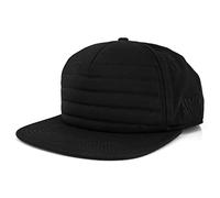 Blackskies® Raider Cappello Snapback Nero Unisex Cappello da Baseball Distrutto Stile Quilted
